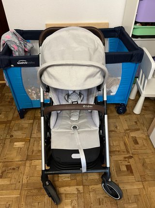 Silla Cybex Balios S Lux + Capazo + Saco