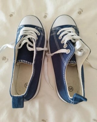 Zapatillas niña azul talla 34