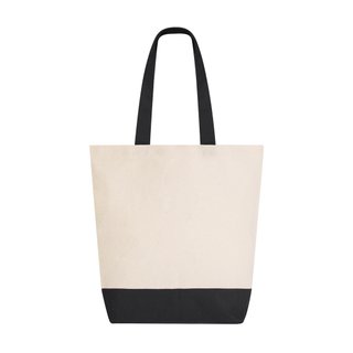 Bolsa de playa beige y azul