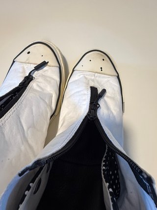 Converse Blancas Cremallera tg. 43