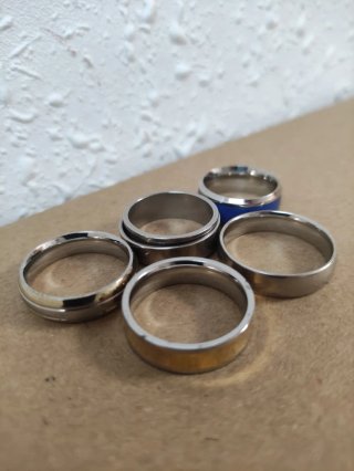 Anillos de Acero para Hombre.