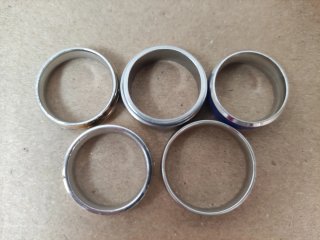 Anillos de Acero para Hombre.