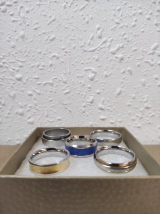 Anillos de Acero para Hombre.