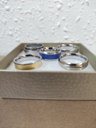 Anillos de Acero para Hombre.