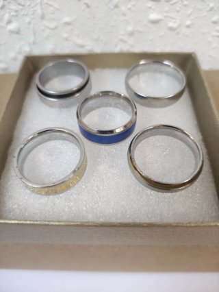 Anillos de Acero para Hombre.