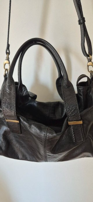 Bolso Adolfo Dominguez Negro Piel