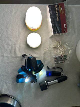 Pack Camping: cocina, luces y tendedero