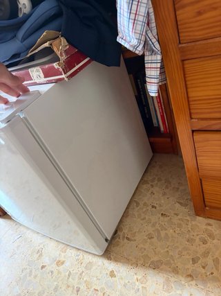 Congelador pequeño blanco