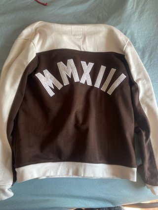 Sudadera BooMan beige y marrón