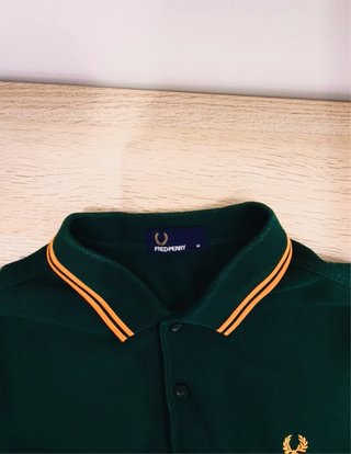 Polo Fred Perry Verde Talla M
