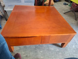 Mesa de centro de madera