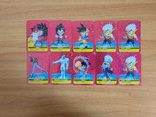 Lotto 92 Lamincards Dragon Ball GT Edibas 2007