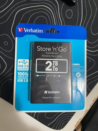 Hard Disk Esterno Verbatim Store'n'Go 2TB