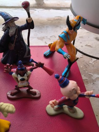 Lote Figuras Vintage Dibujos Animados