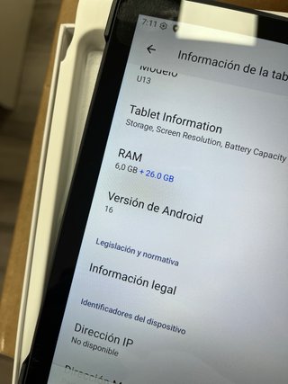 DOOGEE U13 VIP Tablet Android 16 13 P#003025