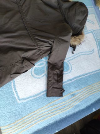Abrigo de chica invierno con gorro