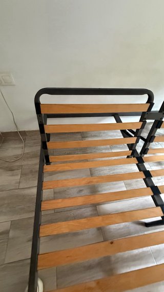 Cama 160x200 Metal y Madera