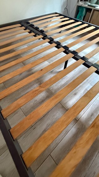 Cama 160x200 Metal y Madera