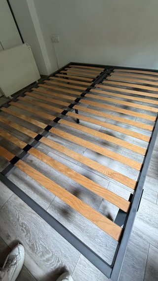 Cama 160x200 Metal y Madera