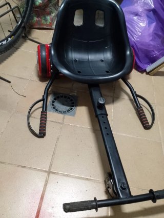 Hoverboard Rojo con Sillín y Cargador