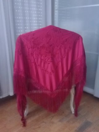 Vestido largo lunares