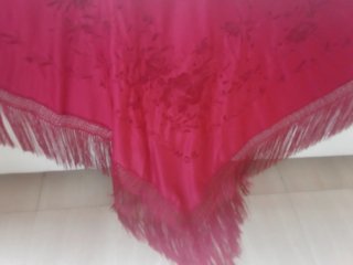 Vestido largo lunares