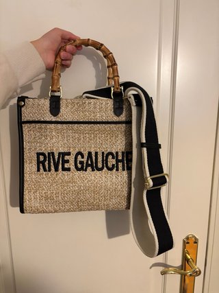 Bolso de rafia Rive Gauche
