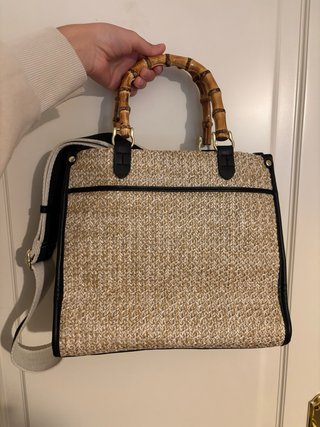 Bolso de rafia Rive Gauche