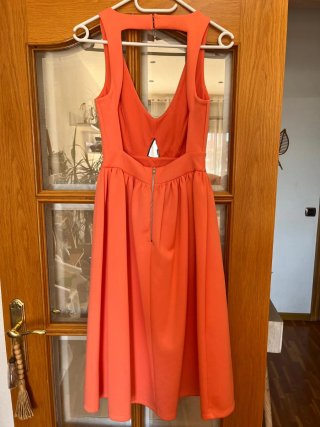 Vestido coral midi talla S