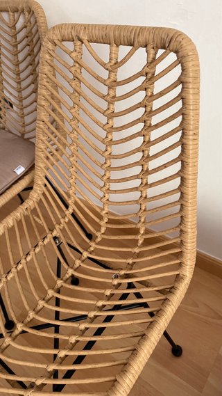 4 Sillas Sklum Rattan Nuevas