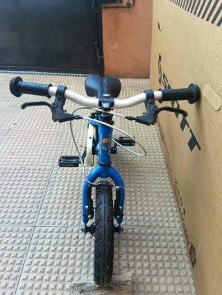 Bicicleta infantil azul 12 pulgadas