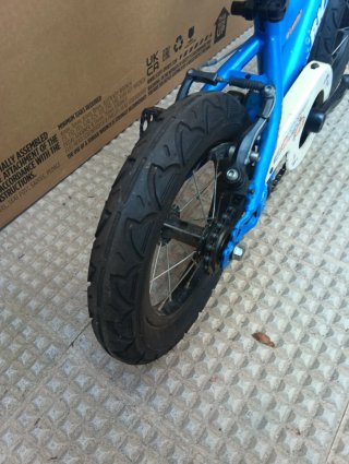 Bicicleta infantil azul 12 pulgadas