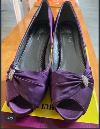 Zapatos de fiesta morados talla 38