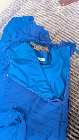 Vestido de fiesta azul