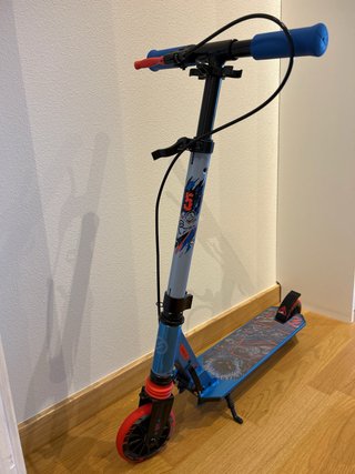 Patinete plegable Oxelo azul