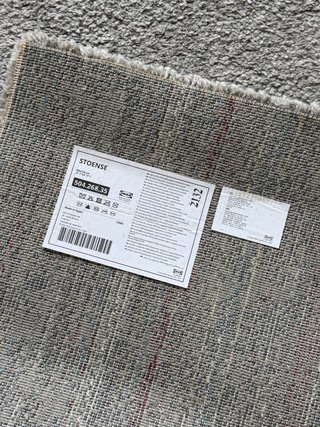Alfombra Ikea Stoense Gris 200x300