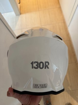 Casco Moto 130R Abatible Blanco