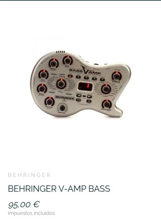 Behringer V-AMP Bass Guitar Amp
