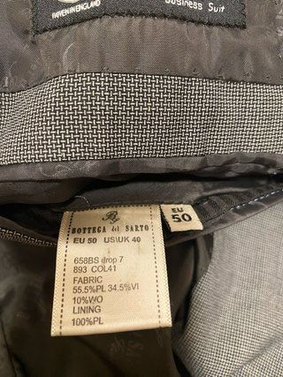 Giacca Bottega del Sarto Grigio Melange Taglia 50