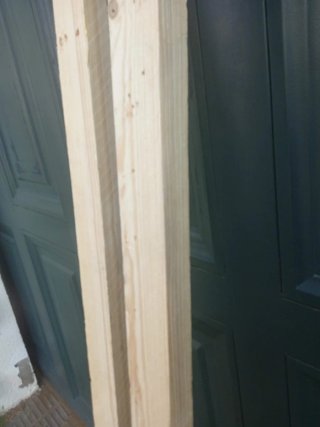Listones de madera de pino