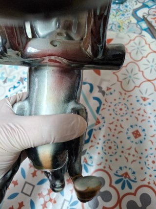 Figura caballo saltando vintage