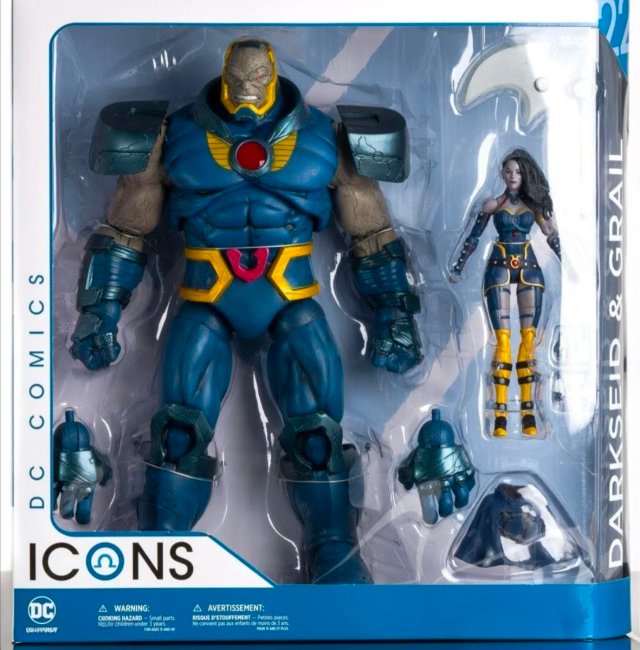 DC Icons Darkseid & Grail 2 Pack Figura