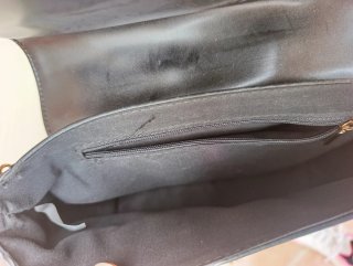 Bolso de fiesta negro con centro terciopelo