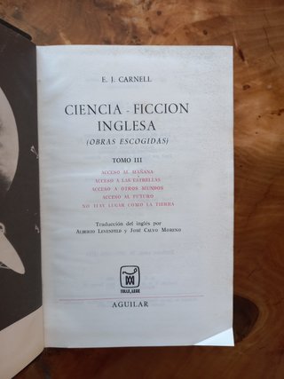 Ciencia ficción inglesa. Tomo III - Carnell