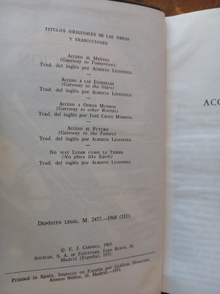 Ciencia ficción inglesa. Tomo III - Carnell