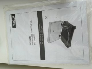 Tocadiscos Fonestar Negro/Plata