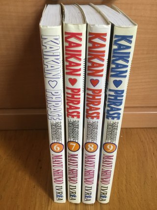 Kaikan phrase melodía erótica. Lote 4 tomos 6 a 9