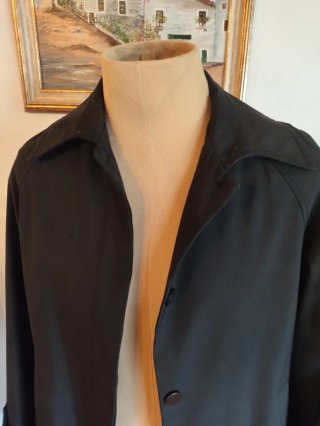 Gabardina Adolfo Dominguez Talla S Negra