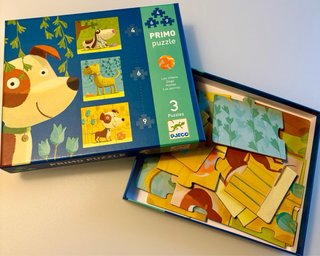 Puzzle Primo Djeco - Les chiens