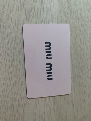 Portafoglio Miu Miu Beige e Dorato